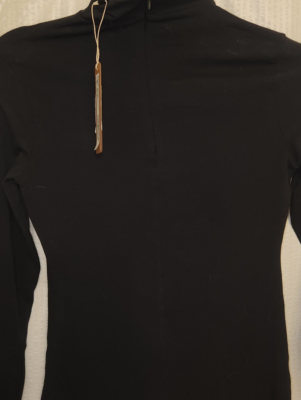 SKIMS COTTON JERSEY TURTLENECK NWT - SOOT-size S